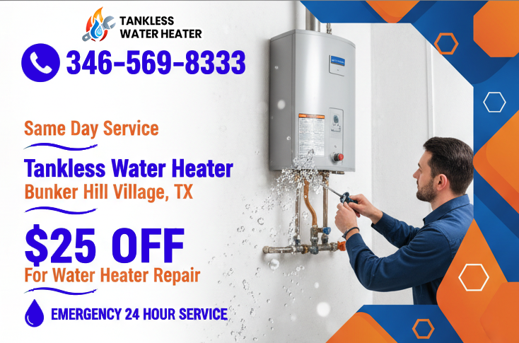 install heater bunker hill village TX